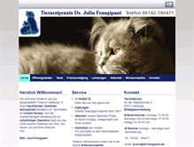 Tablet Screenshot of dr-frangipani.de